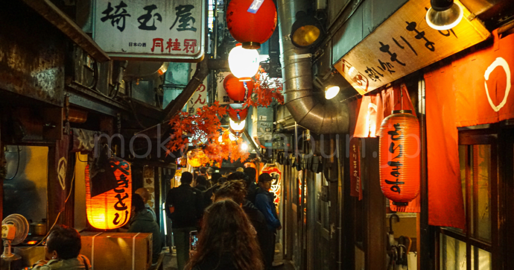 居酒屋の通り