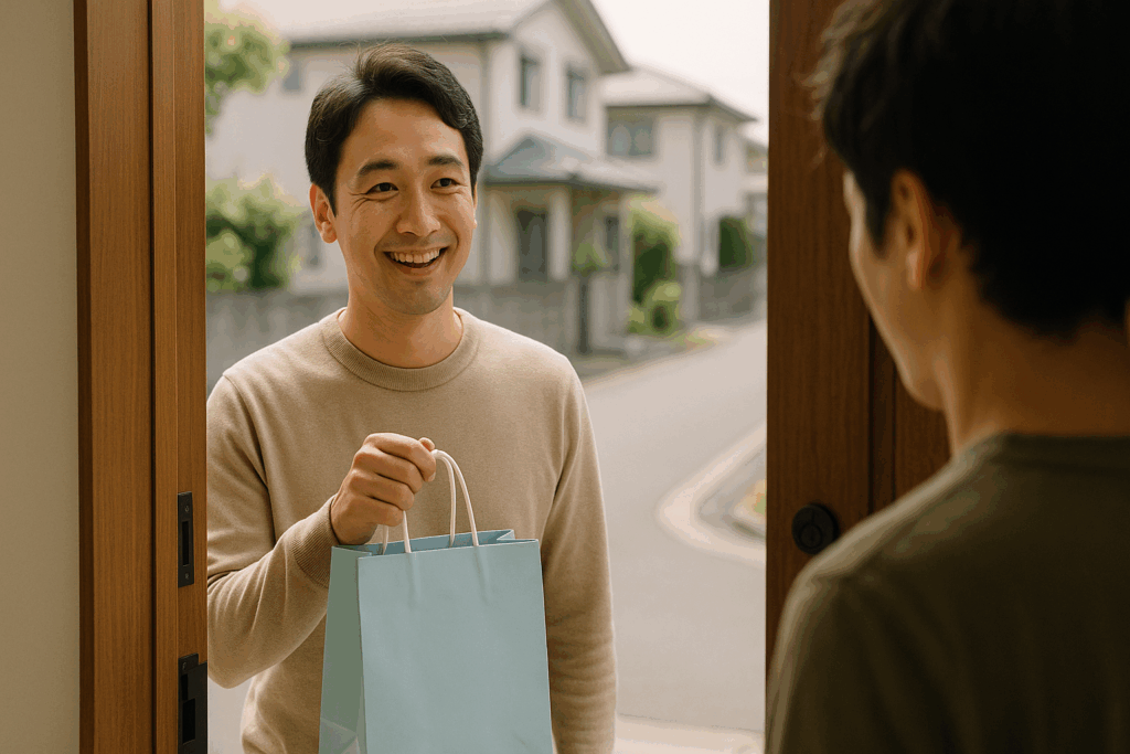 アポなしで来た人