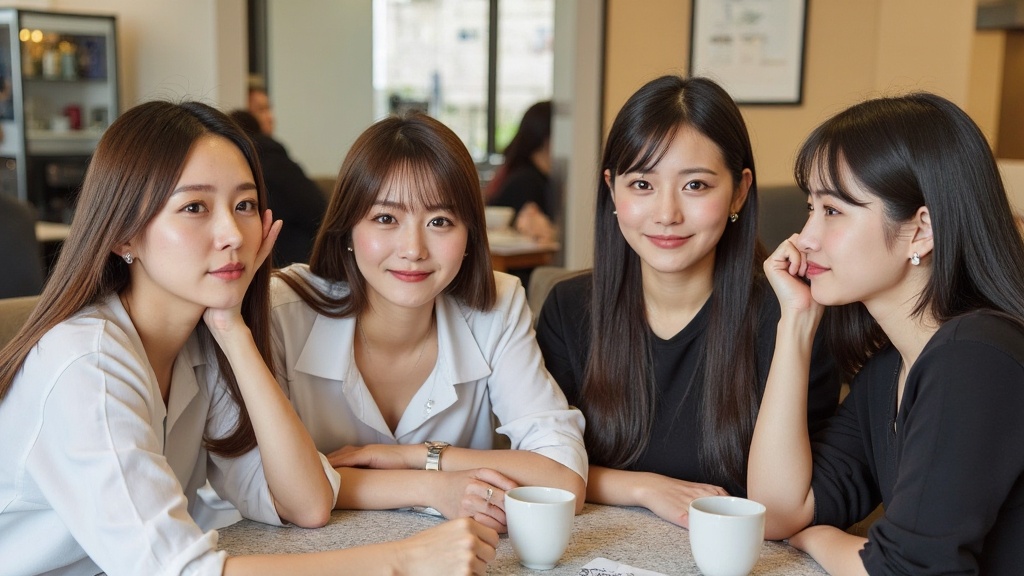 女性四人