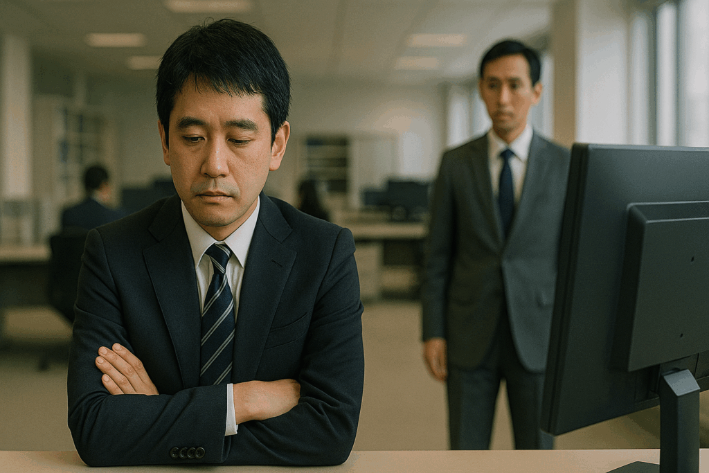 腕汲む会社員