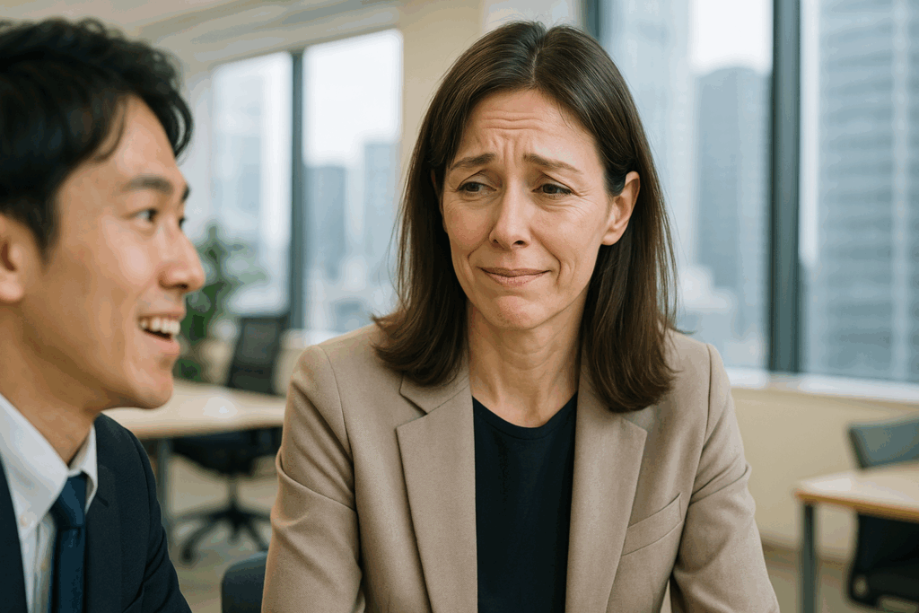 若い社員と話が合わなくて困っている40代女性
