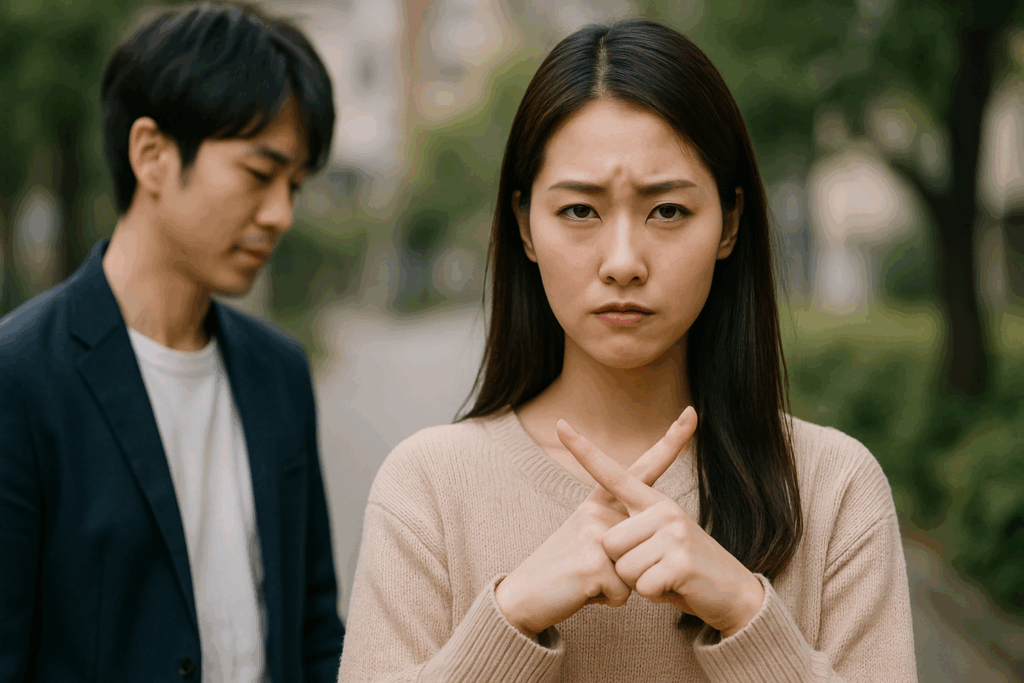 見切りをつけた女性