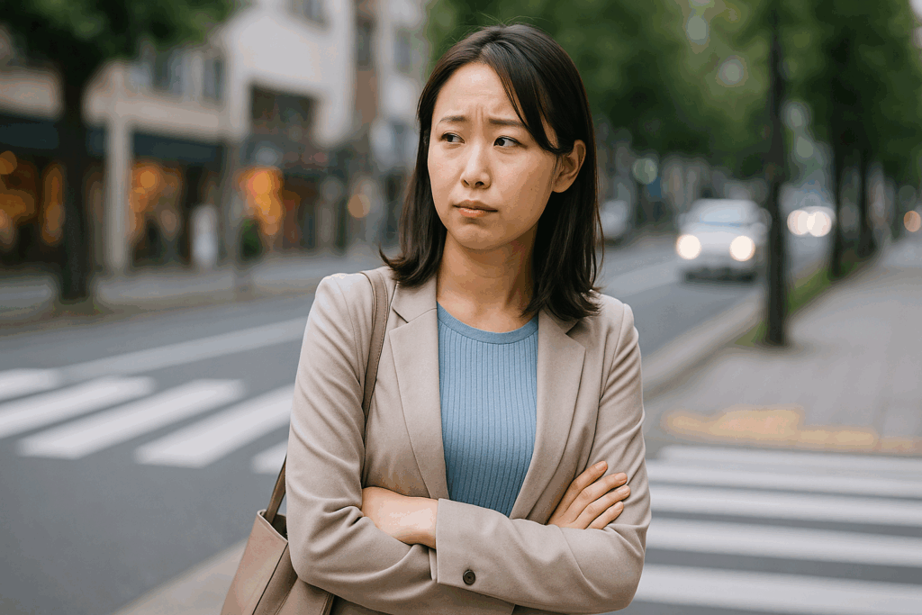 考えている女性