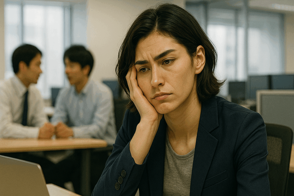 男性に敬遠されるのを悩んでいる女性